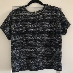 Calvin Klein Women’s Size Small Black / Gray Top